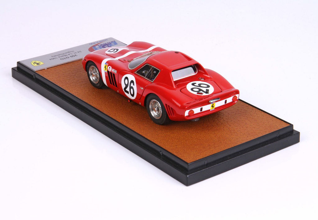 Ferrari 250 GTO #26 – 24 Horas de Le Mans 1964 – Coche en Miniatura a Escala 1:43 con Vitrina (Edición Limitada) de BBR Models