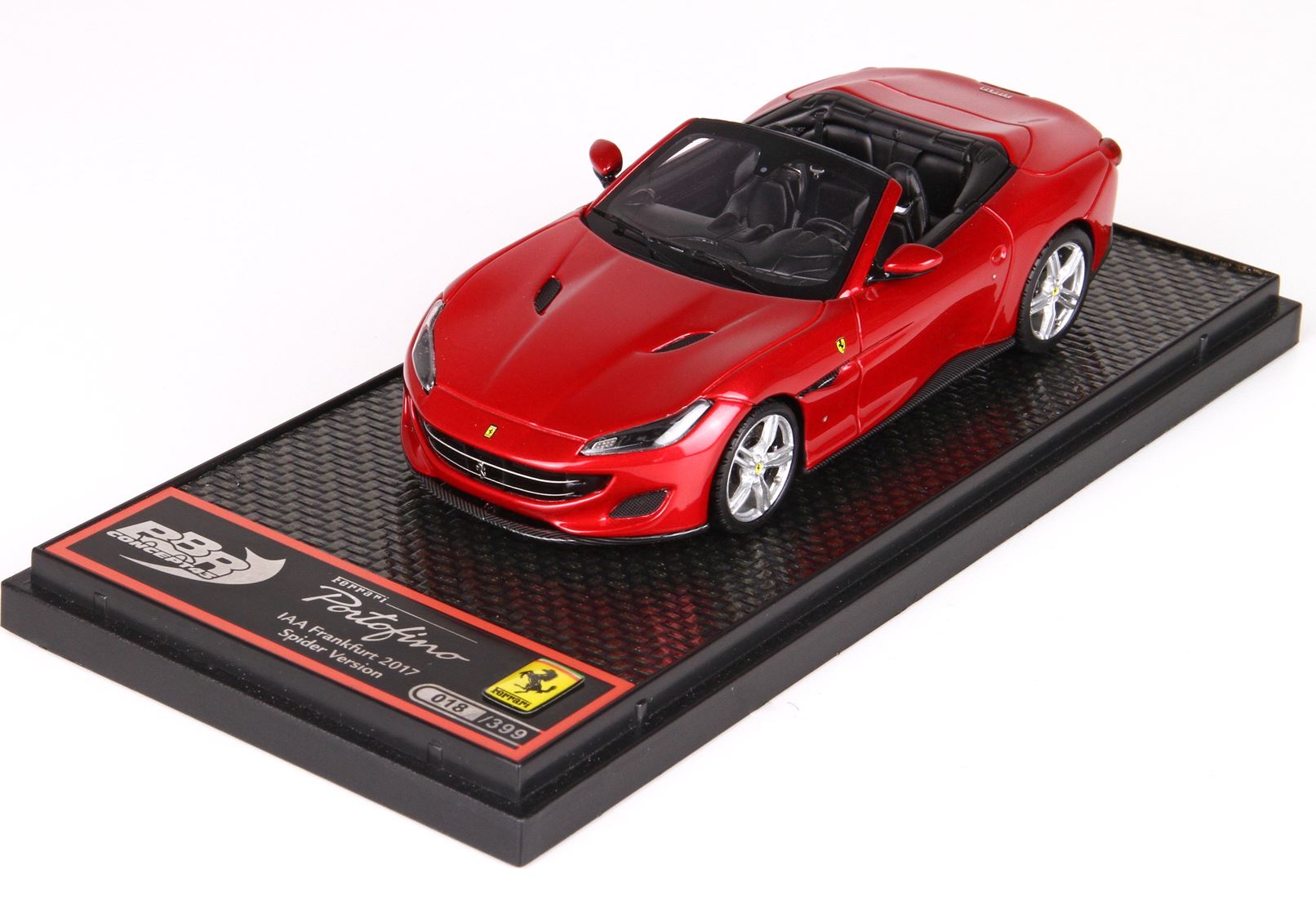 Ferrari Portofino Spider im Maßstab 1:43 BBR 207A limitiert auf 399 Stück
