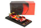 Ferrari 499P #50 Versión de Lanzamiento 2022 (24 Horas de Le Mans / FIA WEC 2023) – Escala 1:43 con Vitrina (Edición Limitada 549 piezas) de BBR Models