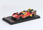 Ferrari 499P #51 3er Lugar 24 Horas de Le Mans 2024 – Pier Guidi, Giovinazzi y Calado – Escala 1:43 con Vitrina (Edición Limitada 151 piezas) de BBR Models