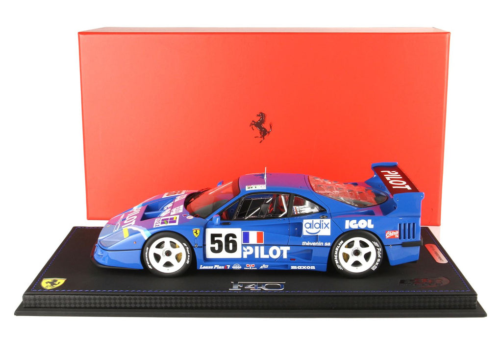 BBR Models Ferrari F40 LM 24 Horas de Le Mans 1996 #56 – Coche a Escala 1:18 (Edición Limitada 200 unidades) de BBR Models