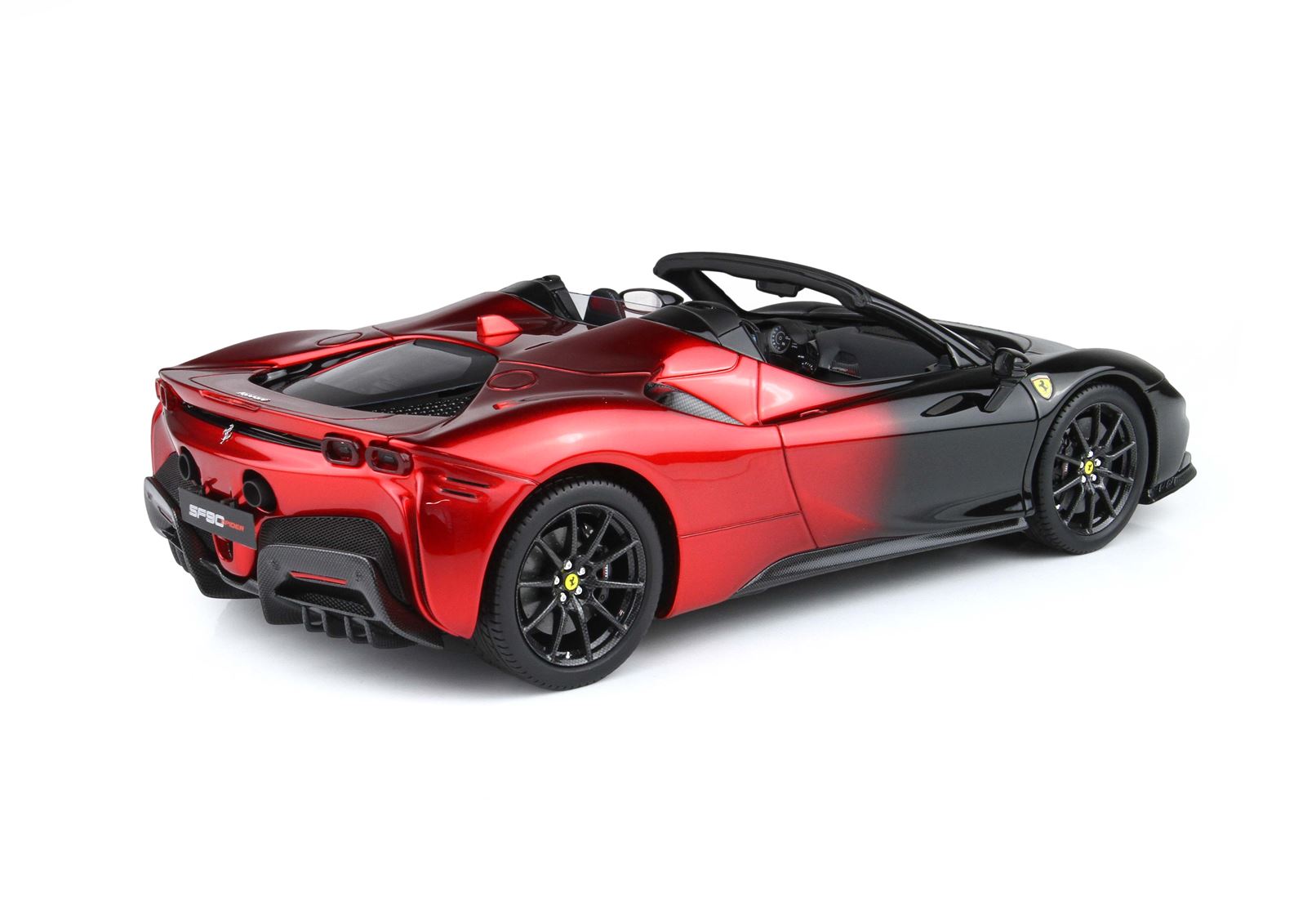 Modellauto BBR Models 1/18 Ferrari SF90 Spider Rosso Magma Limitierte Auflage