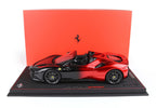 Modellauto BBR Models 1/18 Ferrari SF90 Spider Rosso Magma Limitierte Auflage