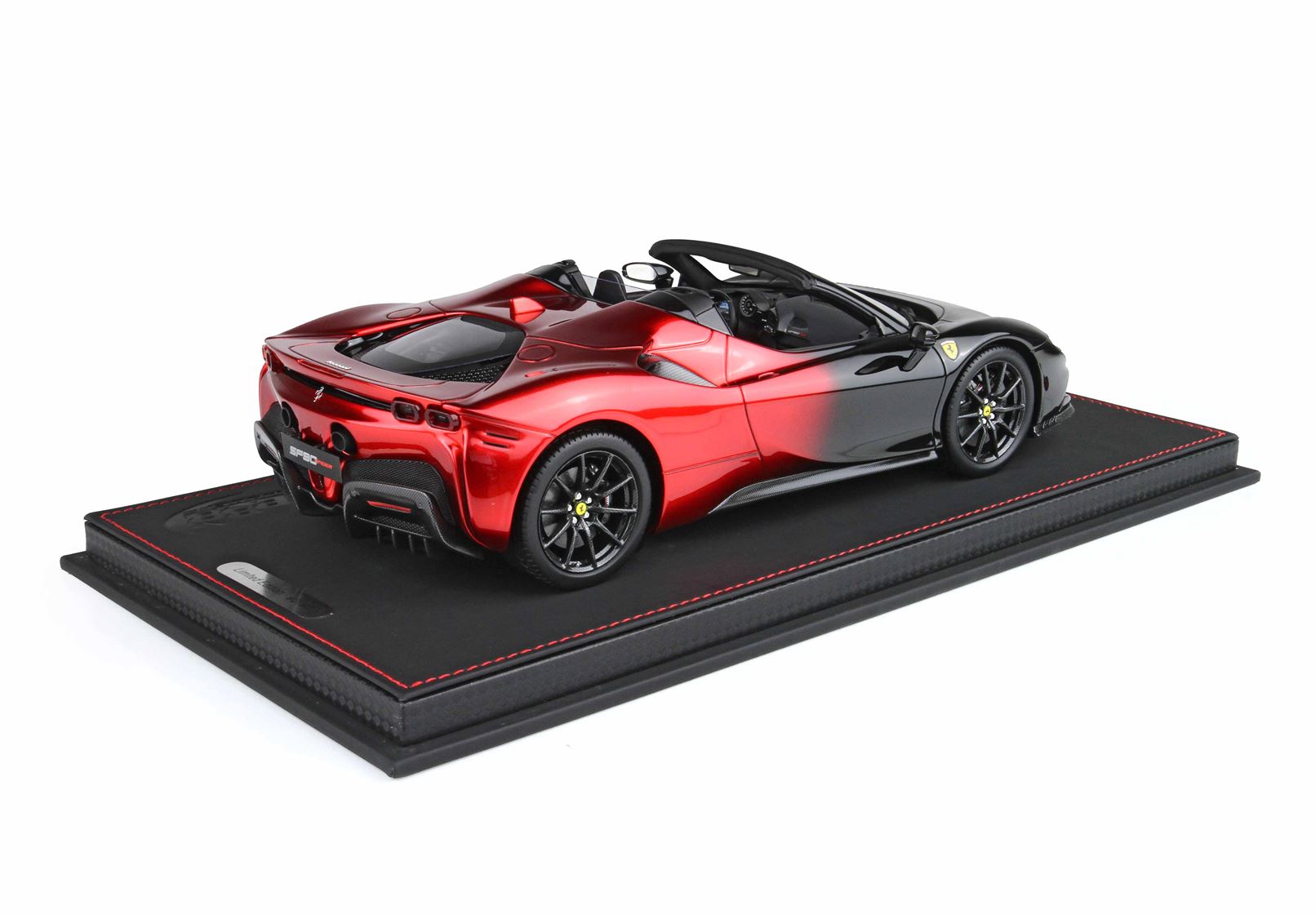 Modellauto BBR Models 1/18 Ferrari SF90 Spider Rosso Magma Limitierte Auflage