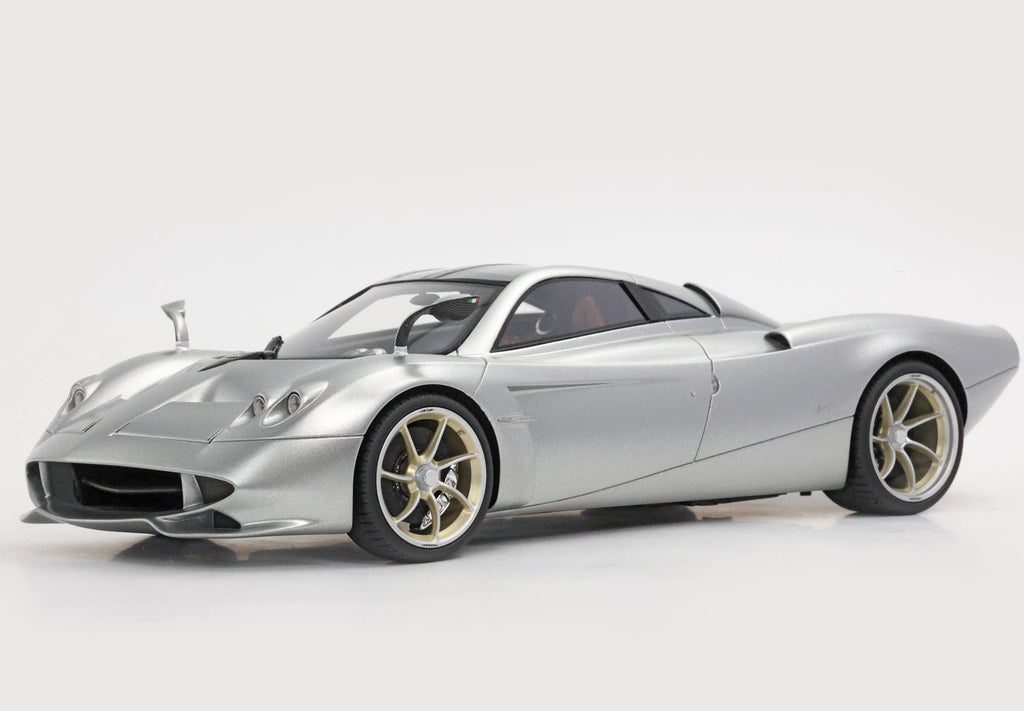 BBR Models 1/18 Pagani Huayra Codalunga Semi Matt Grey Monte Carlo Limited Edition Automodell