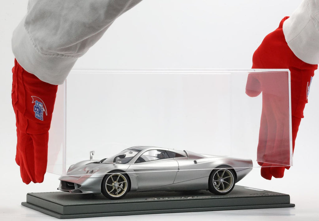 BBR Models 1/18 Pagani Huayra Codalunga Semi Matt Grey Monte Carlo Limited Edition Automodell