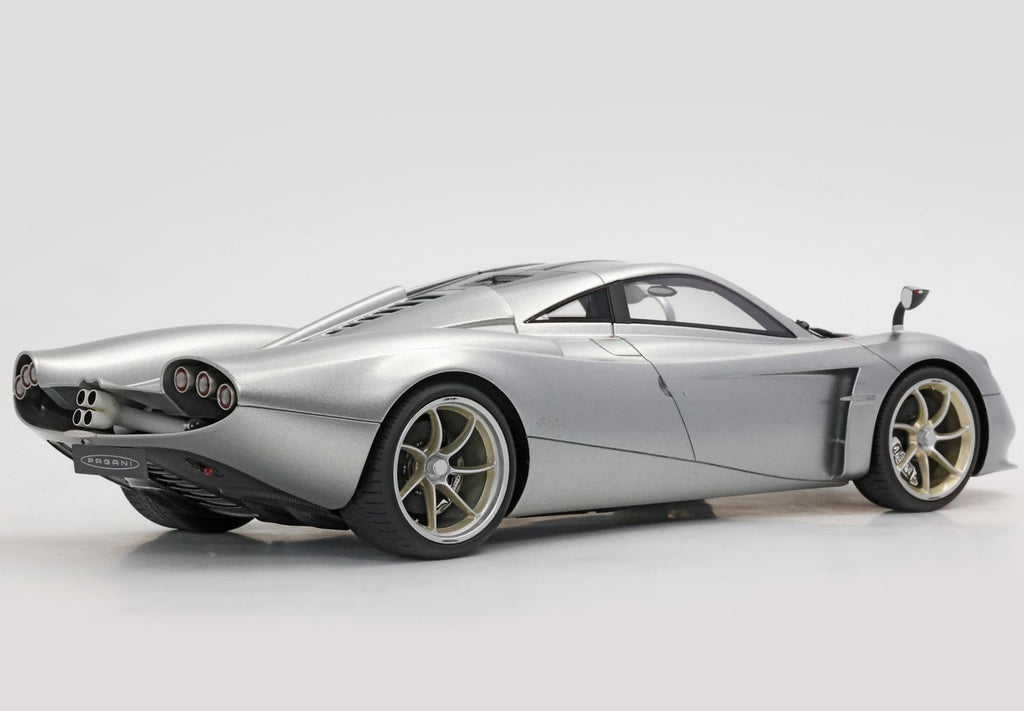 BBR Models 1/18 Pagani Huayra Codalunga Semi Matt Grey Monte Carlo Limited Edition Automodell