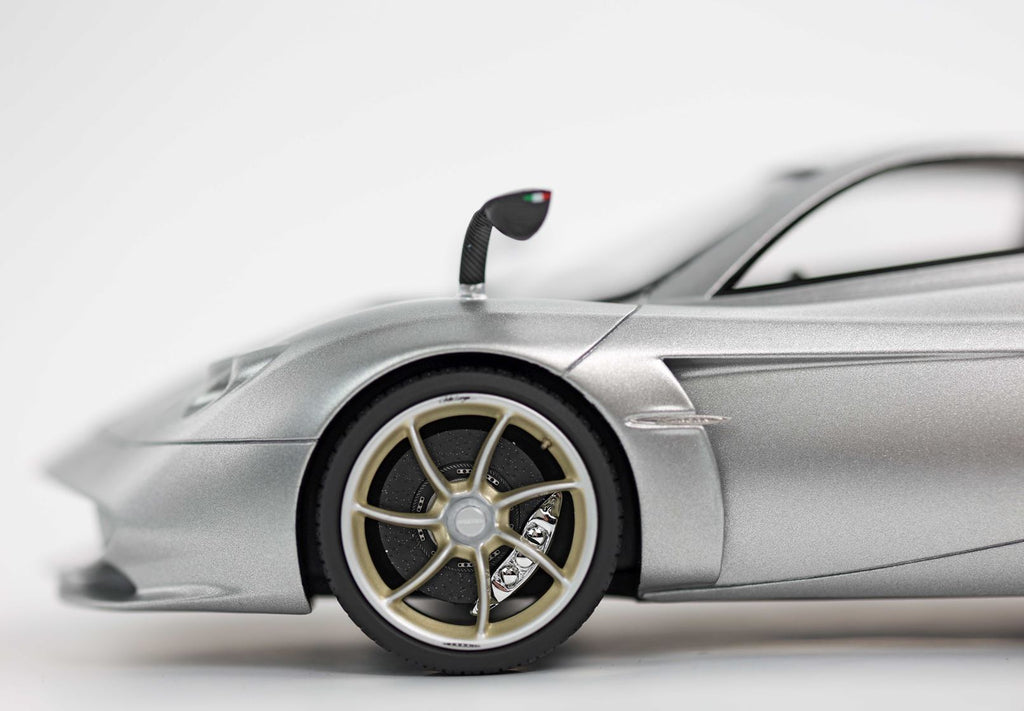 BBR Models 1/18 Pagani Huayra Codalunga Semi Matt Grey Monte Carlo Limited Edition Automodell