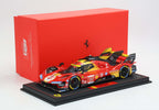 Ferrari 499P #50 – Ganador 24 Horas de Le Mans 2024 – Coche a Escala 1:18 con Vitrina (Edición Limitada 499 unidades) de BBR Models