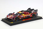 Ferrari 499P #51 24 Horas de Le Mans 2025 – Pier Guidi, Giovinazzi & Calado – Escala 1:18 con Vitrina (Edición Limitada de 20 unidades) de BBR Models