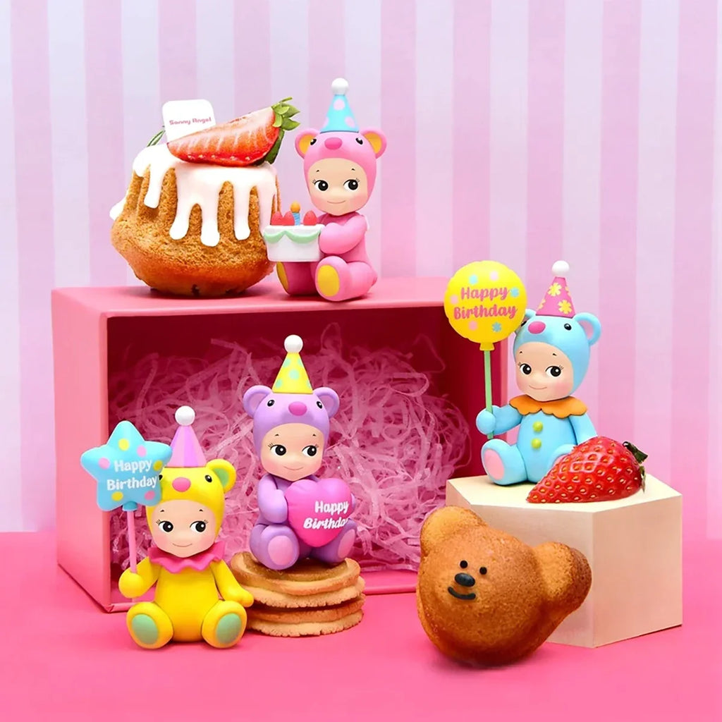 Sonny Angel HIPPERS Birthday Bear - náhodná krabička