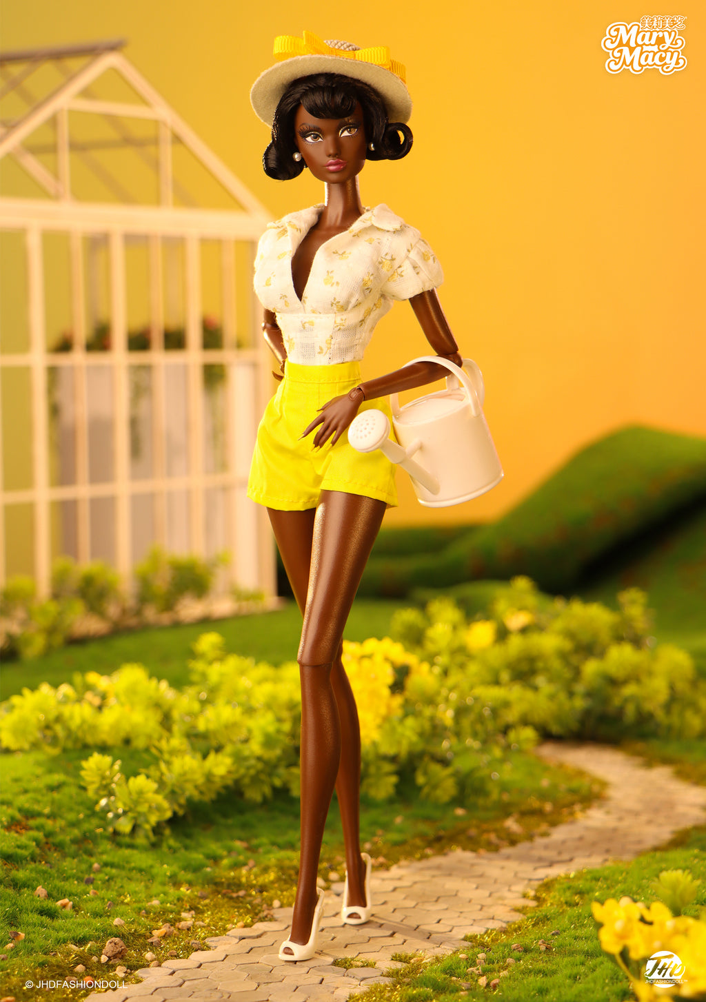 Mary Macy Valley of the Dolls Garden Party Yellow Blossoms Fashion Set 2026