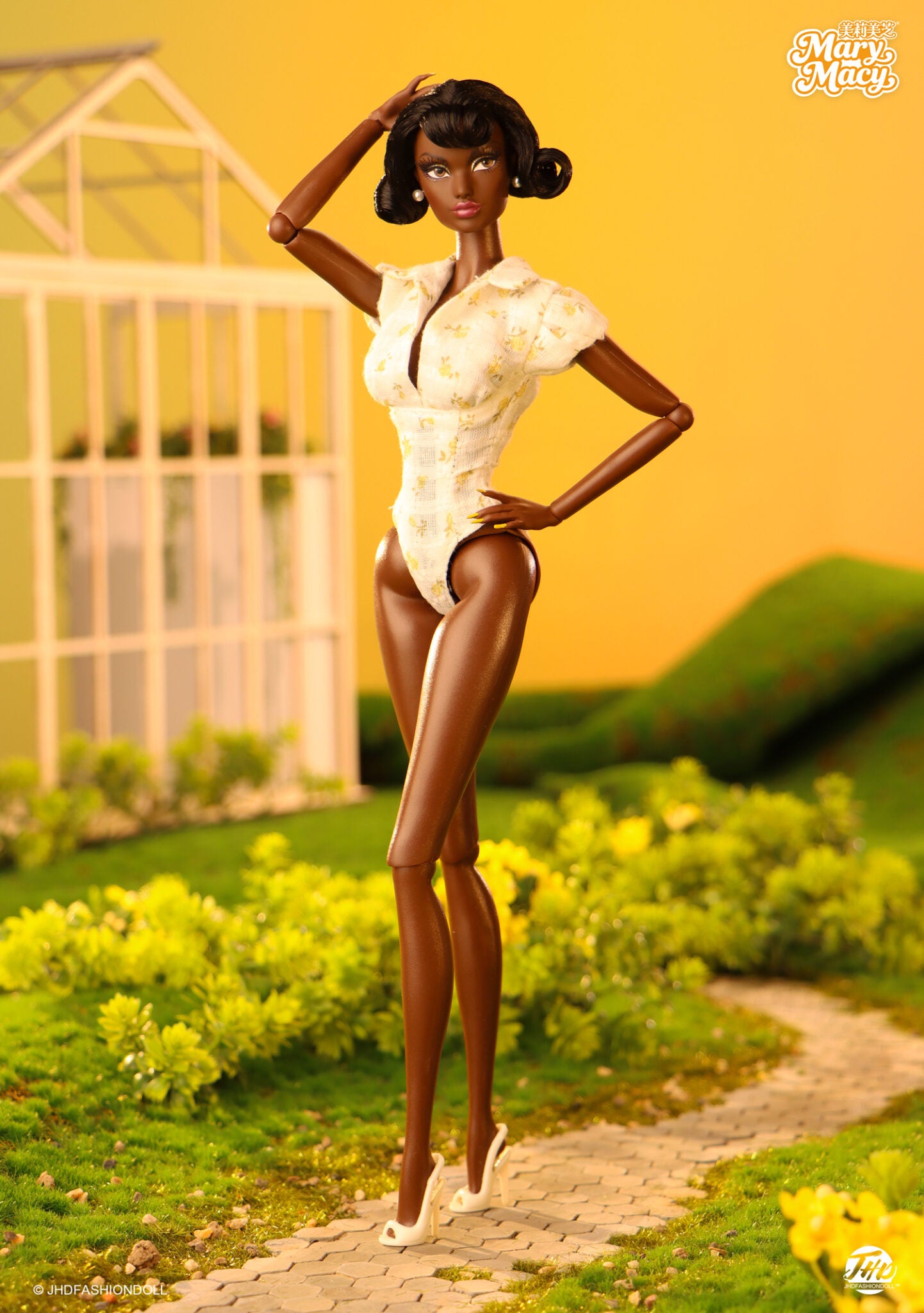 Mary Macy Valley of the Dolls Garden Party Yellow Blossoms Fashion Set 2026