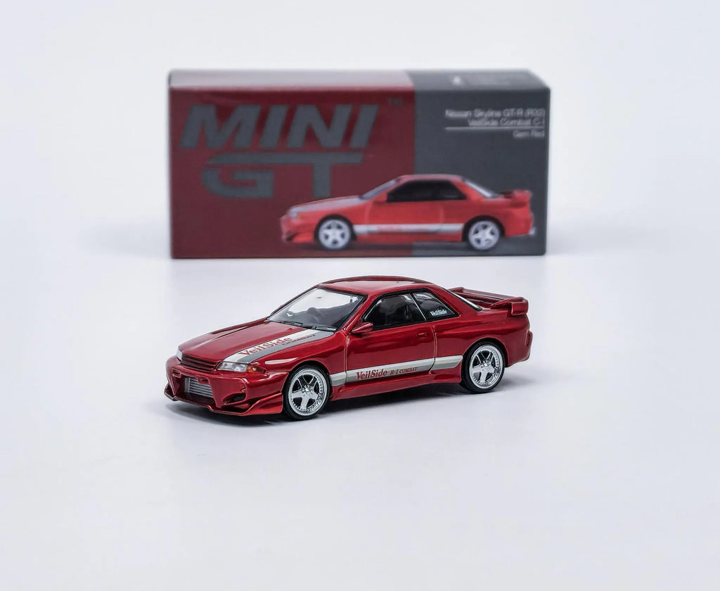 Nissan Skyline GT-R (R32) VeilSide Combat C-I Gem Red 1:64 Diecast-Modell
