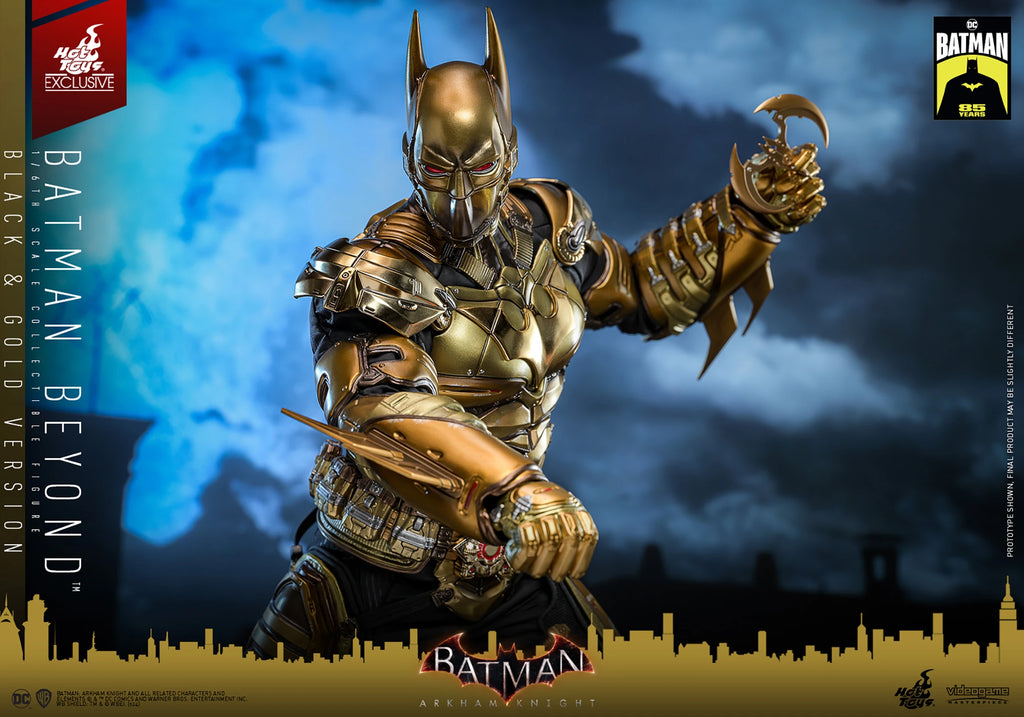 Hot Toys Arkham Knight Batman Beyond Schwarz und Gold 1/6 Figur