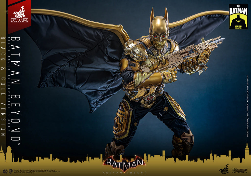 Hot Toys Arkham Knight Batman Beyond Schwarz und Gold 1/6 Figur