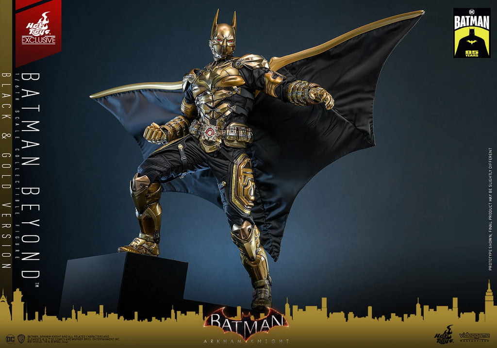 Hot Toys Arkham Knight Batman Beyond Schwarz und Gold 1/6 Figur