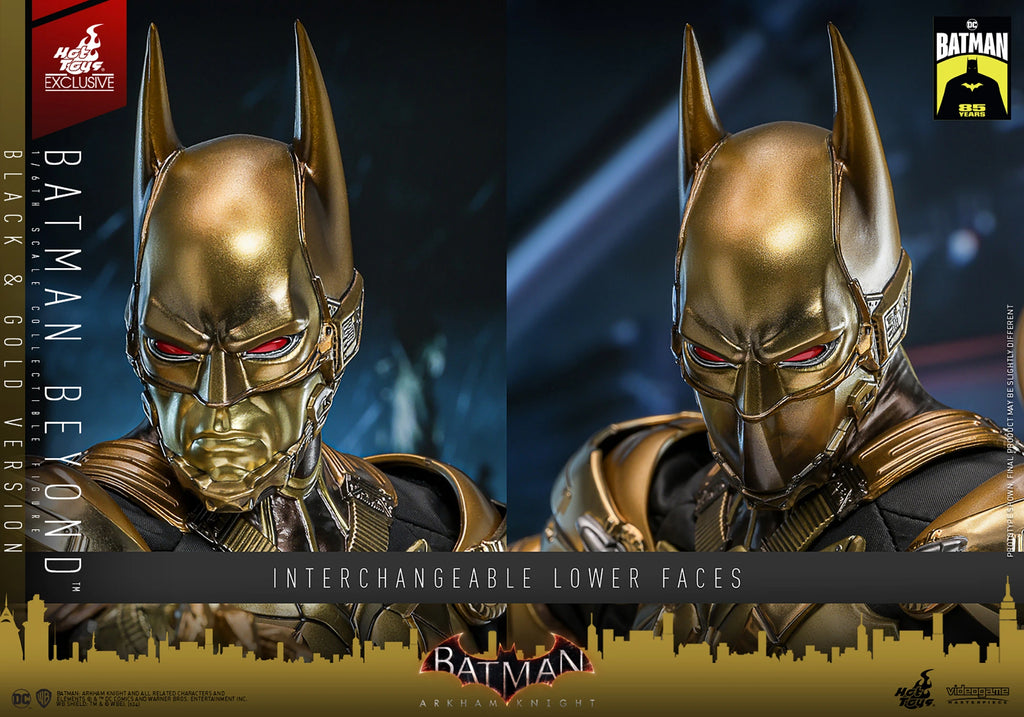 Hot Toys Arkham Knight Batman Beyond Schwarz und Gold 1/6 Figur