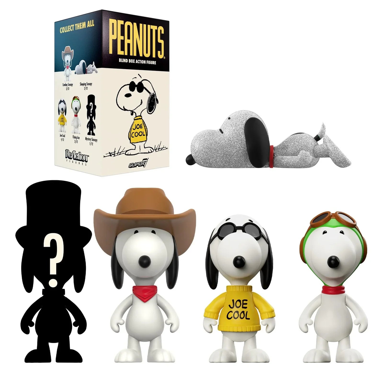 Peanuts: ReAction Figur: Abenteuer von Snoopy Super7 Blindbox