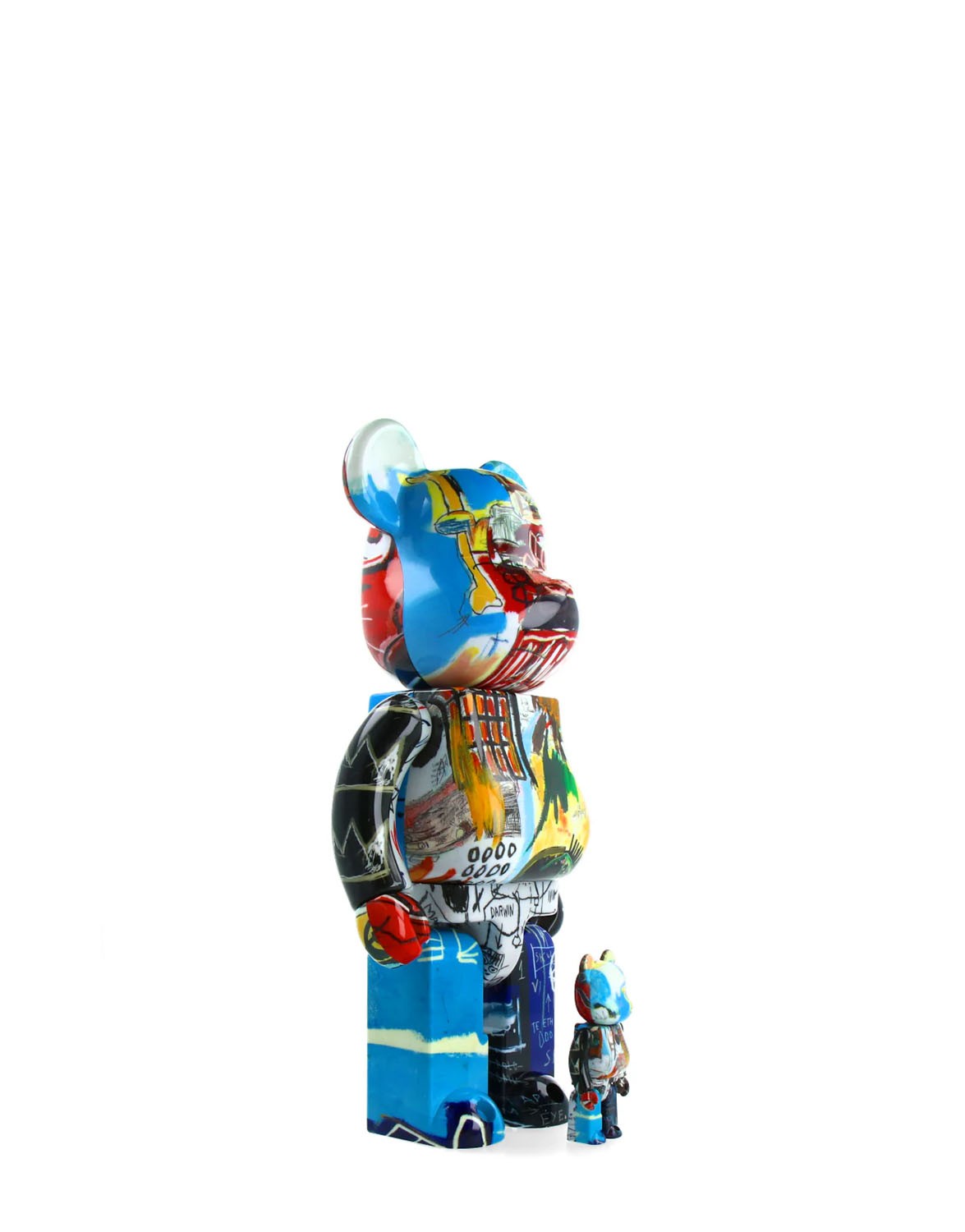 BE@RBRICK Jean-Michel Basquiat "Special" 100% & 400%-set van Medicom Toy