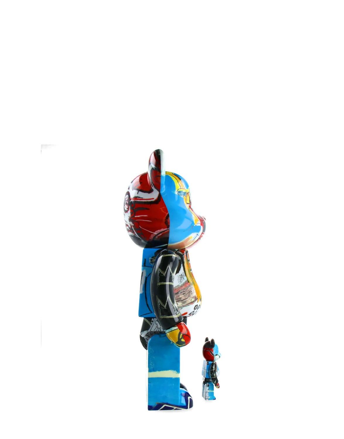 BE@RBRICK Jean-Michel Basquiat "Special" 100% & 400%-set van Medicom Toy