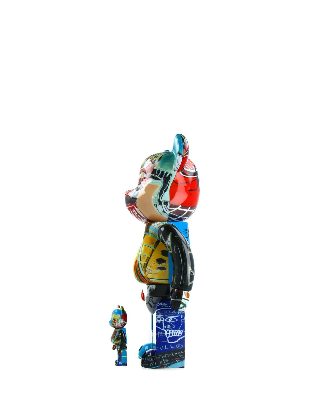BE@RBRICK Jean-Michel Basquiat "Special", set 100% i 400%, Medicom Toy