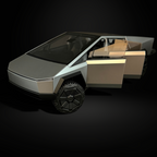Tesla Cybertruck Diecast Model Car Official 1:18 Scale