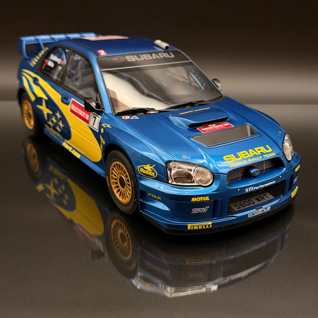 Subaru Impreza S9 WRC 2003 Solberg Wales Rally 1:12 OTTO G092 Blue Model