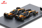 McLaren MCL39 #4 и #81 Формула 1 шампион на конструкторите за 2025 г. – Ландо Норис и Оскар Пиастри