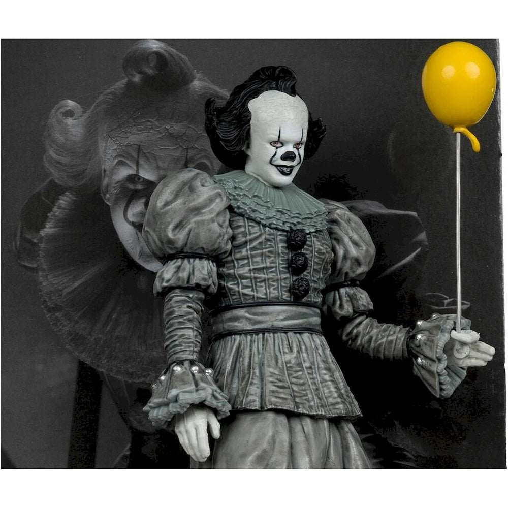 IT: Welcome to Derry Movie Maniacs Pennywise čiernobiela figúrka 16 cm od McFarlane Toys