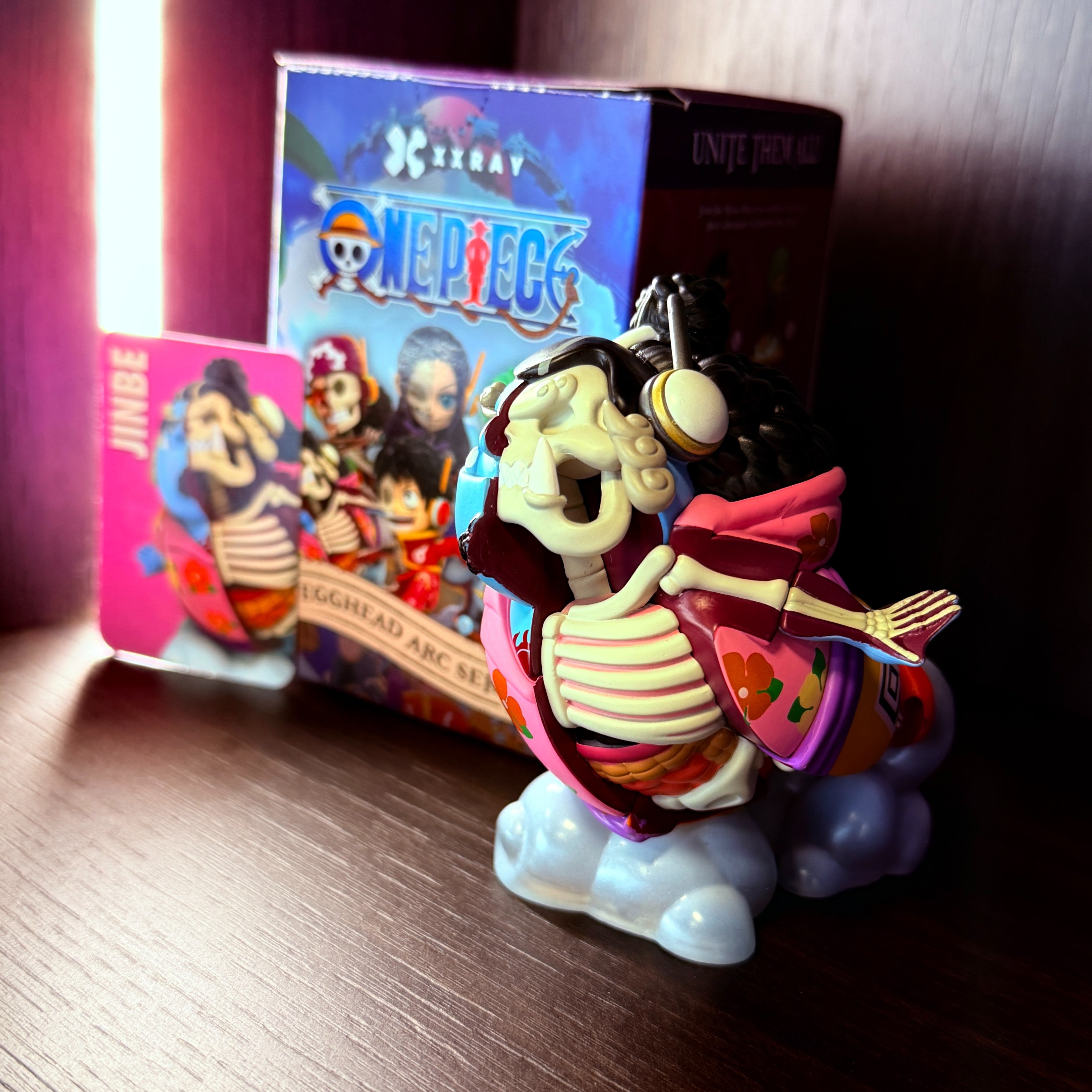 XXRAY One Piece Egghead Arc Series Jinbe-figuur, originele complete set van blinde dozen, van Mighty Jaxx