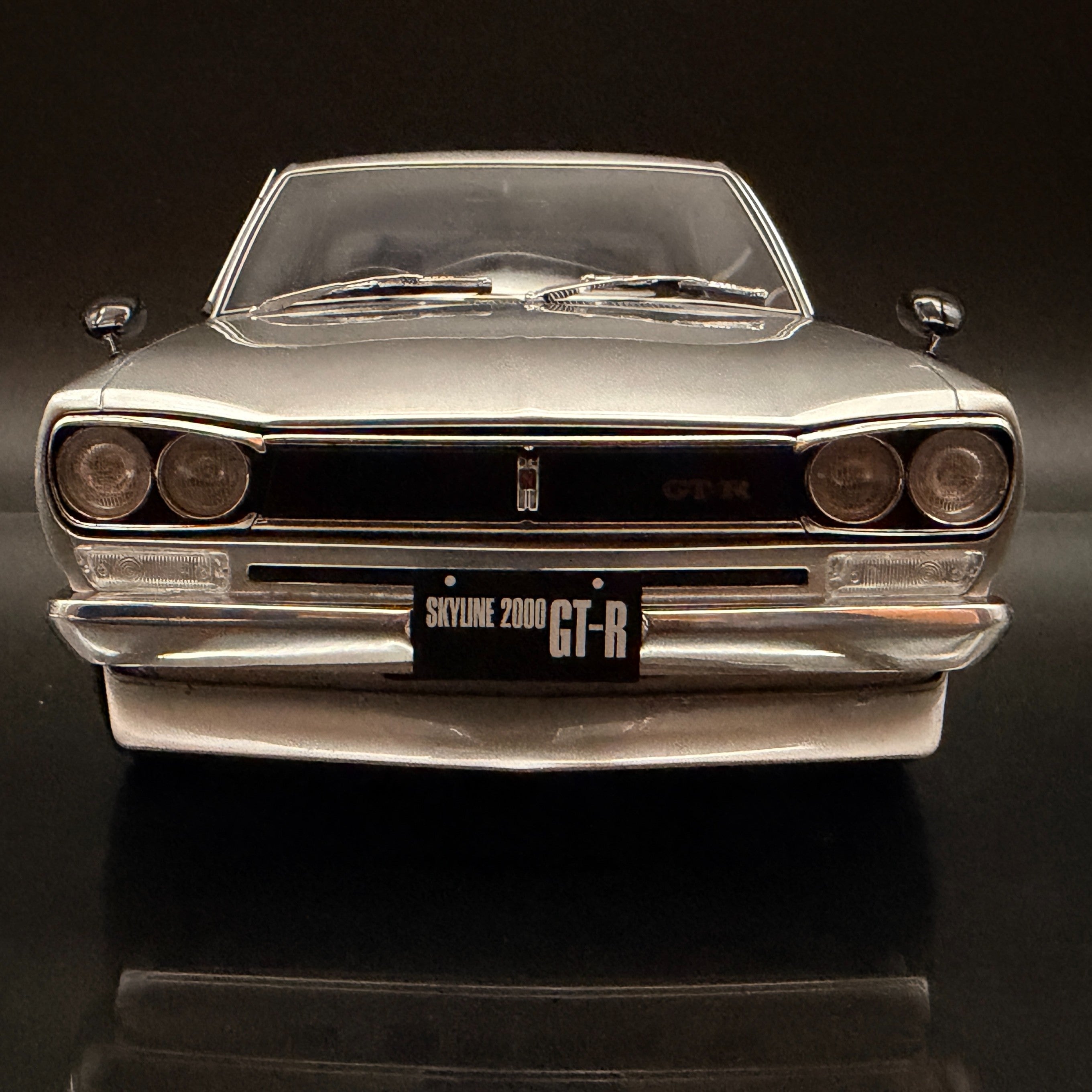 Nissan Skyline 2000 GT-R KPGC10 1971 Silver 1:12 OTTO G094 Classic Model