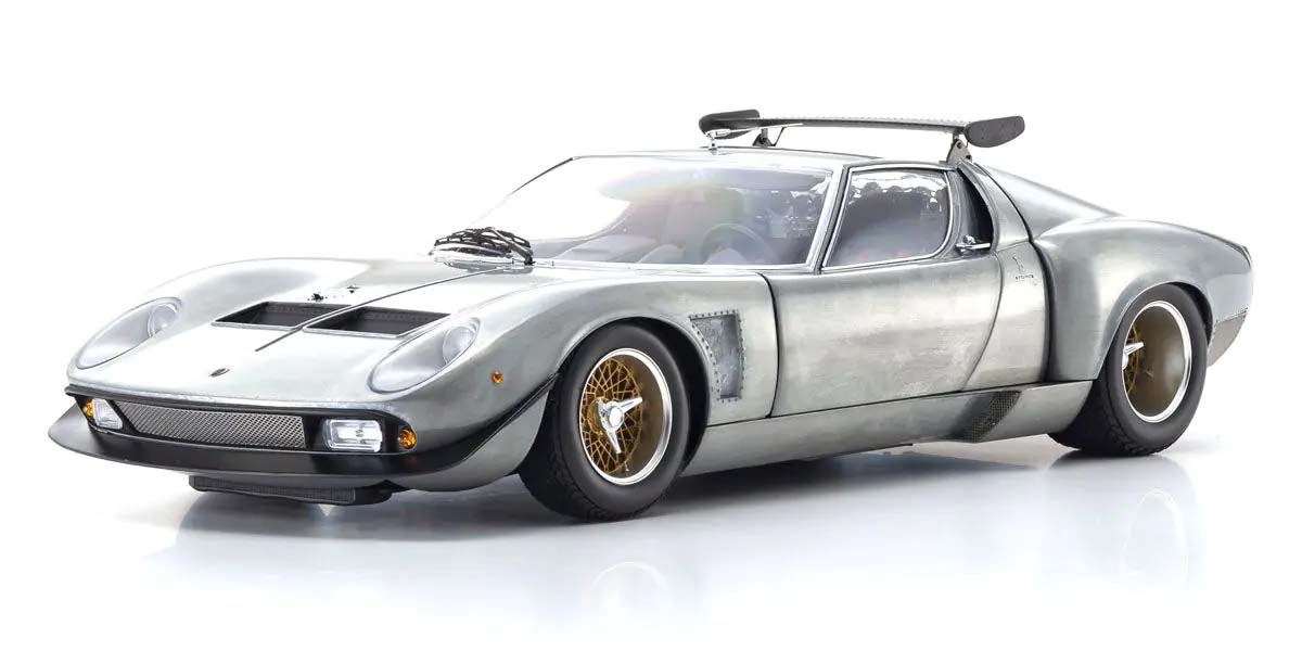 Lamborghini Miura SVR 1970 – Polished Limited Edition (50 Stk.) Maßstab 1:12 von KYOSHO