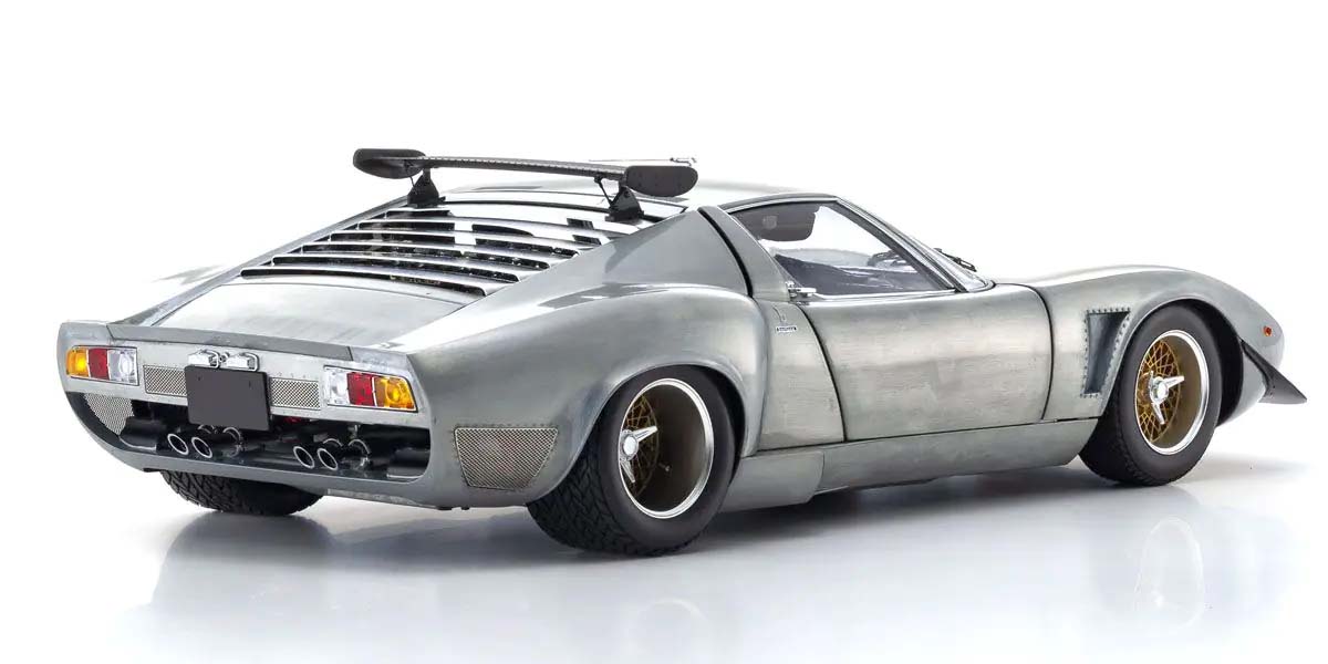 Lamborghini Miura SVR 1970 – Polished Limited Edition (50 Stk.) Maßstab 1:12 von KYOSHO
