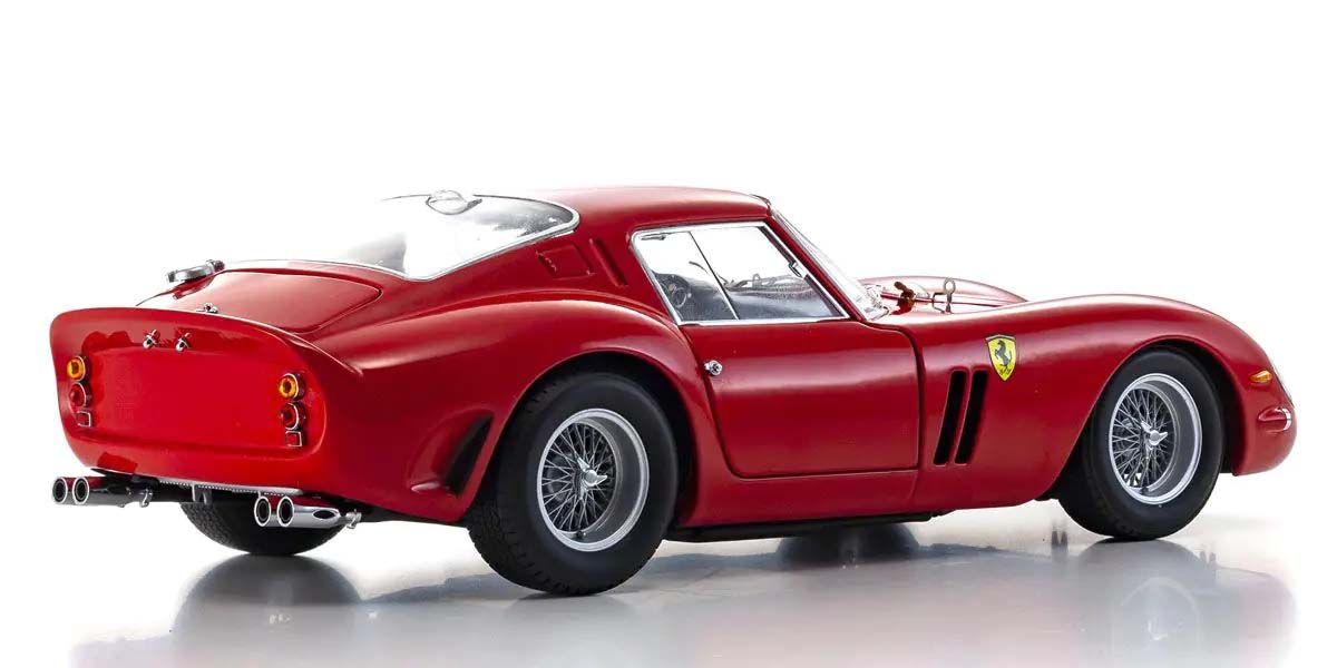 Ferrari 250 GTO červený 1962 sběratelský model z odlévaného kovu 1:18 od Kyosho