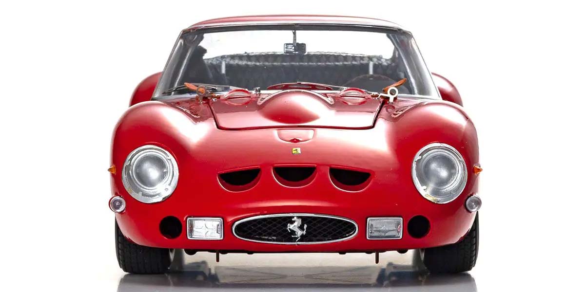 Ferrari 250 GTO červený 1962 sběratelský model z odlévaného kovu 1:18 od Kyosho