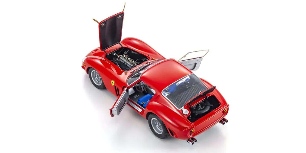 Ferrari 250 GTO červený 1962 sběratelský model z odlévaného kovu 1:18 od Kyosho