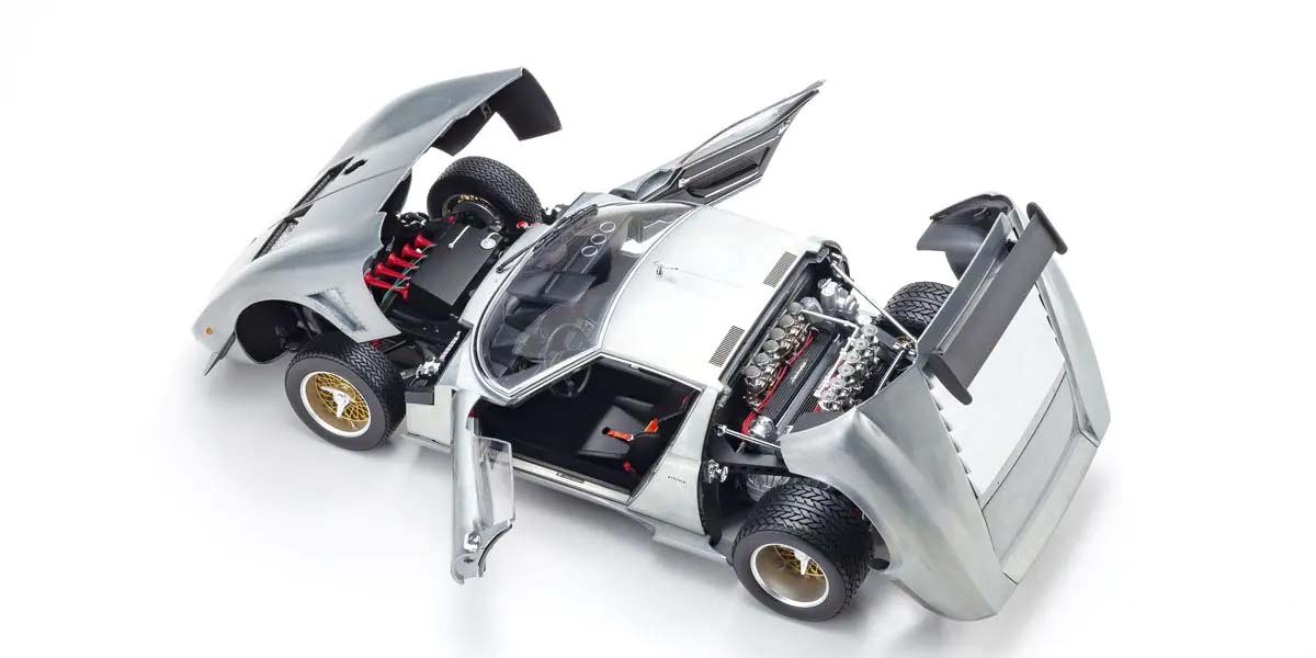 Lamborghini Miura SVR 1970 – Polished Limited Edition (50 Stk.) Maßstab 1:12 von KYOSHO