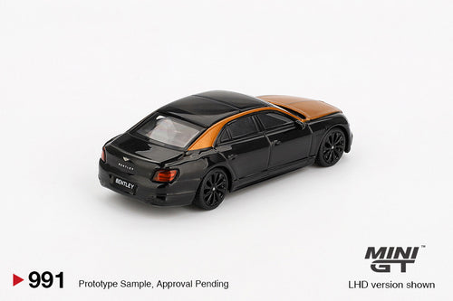 Bentley Flying Spur Orange Flame / Onyx 1:64 Diecast Model – MINI GT – view 2