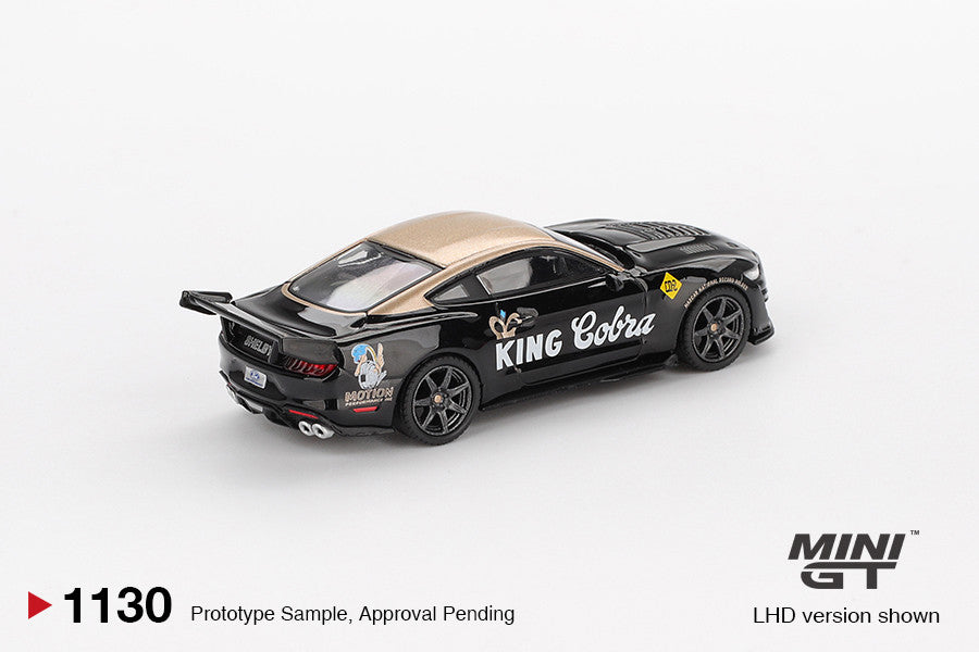 Shelby GT500 Dragon Snake Concept Schwarz / Gold 1:64 Diecast Modell