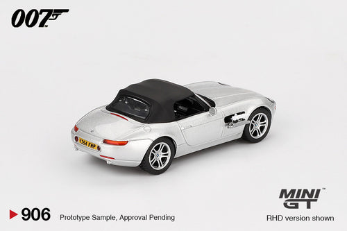 MINI GT BMW Z8 – The World Is Not Enough (1999) German Version 1:64 Diecast Model – MINI GT – view 2