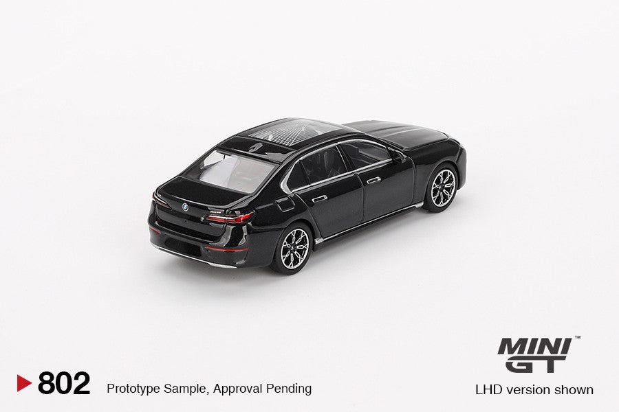 BMW i7 xDrive60 Black Sapphire 1:64 Modellauto