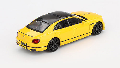 Bentley Flying Spur Monaco Yellow 1:64 Diecast Model – MINI GT – view 2