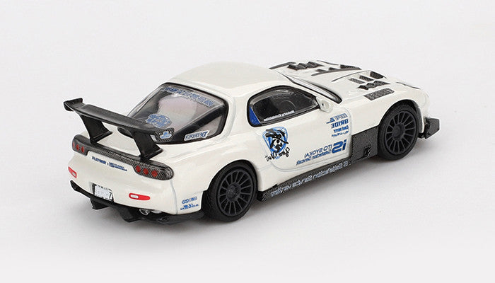 Mazda RX-7 (FD3S) Itosyoukai Rei-gouki mit RE Amemiya 1:64 Diecast Modell