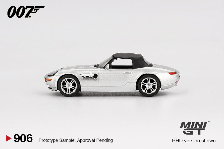 MINI GT BMW Z8 – Die Welt ist nicht genug (1999) Deutsche Version 1:64 Diecast Modell