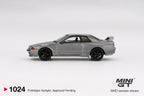 Nissan Skyline GT-R (BNR32) NISMO CRS Version Dark Metal Gray Diecast-Modell im Maßstab 1:64