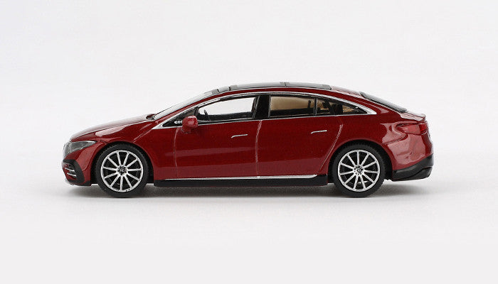 Mercedes-Benz EQS 580 4MATIC Rot Metallic 1:64 Modellauto
