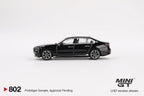 BMW i7 xDrive60 Black Sapphire 1:64 Modellauto