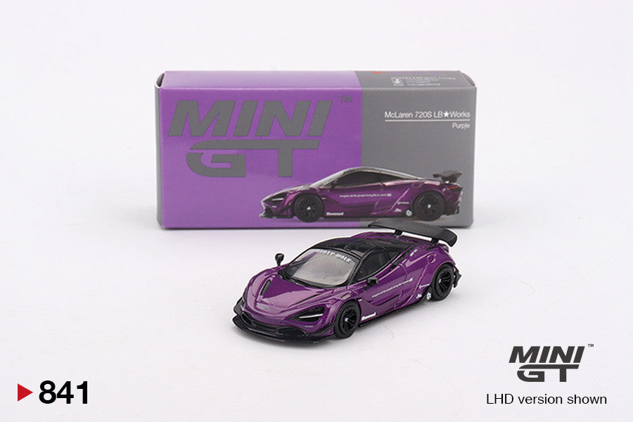 McLaren 720S LB Works Lila 2020 1:64 Modellauto
