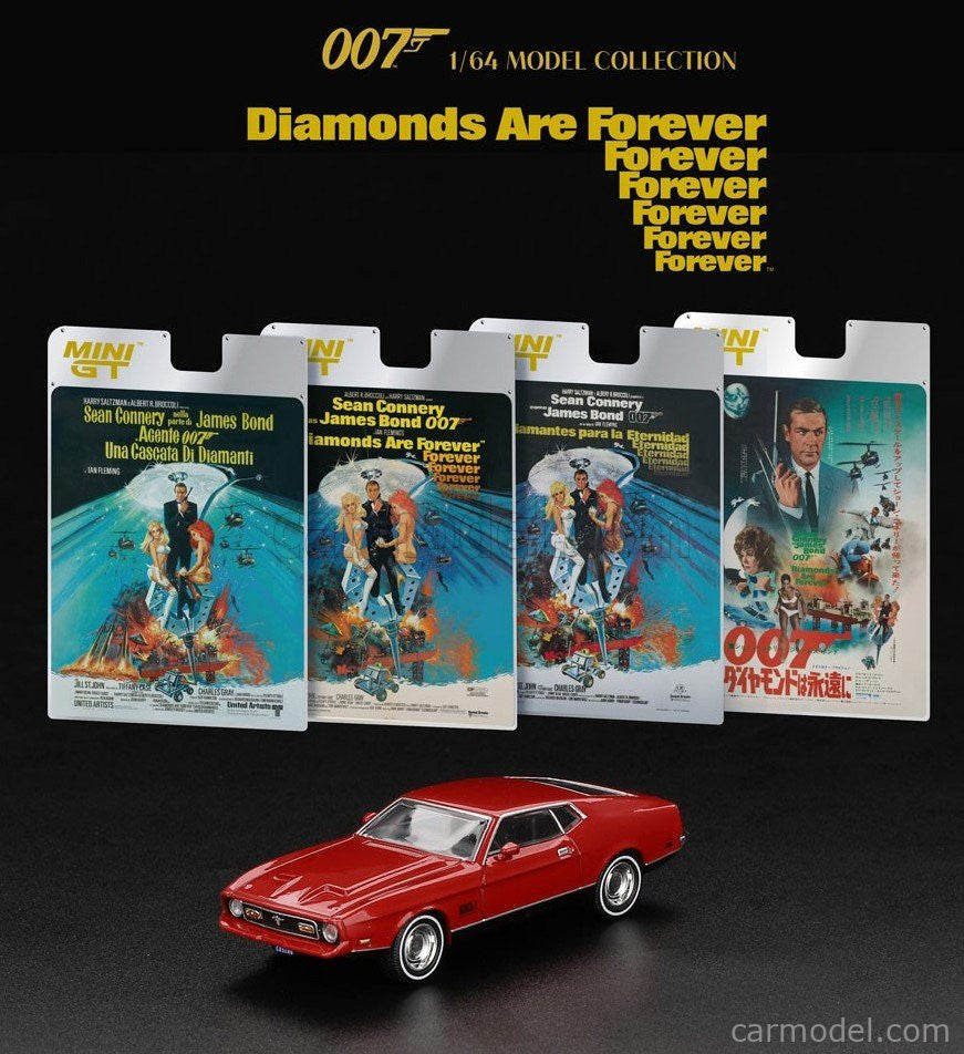 Ford Mustang Mach 1 – Diamantenfieber (1971) Italienische Version 1:64 Diecast Modell